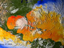 Global warming map